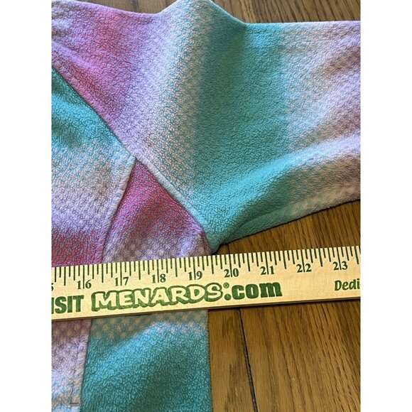 Girls Youth Columbia Size18/20 Lightweight Fleece Jacket Rainbow Outdoor Comfort - Picture 6 of 16